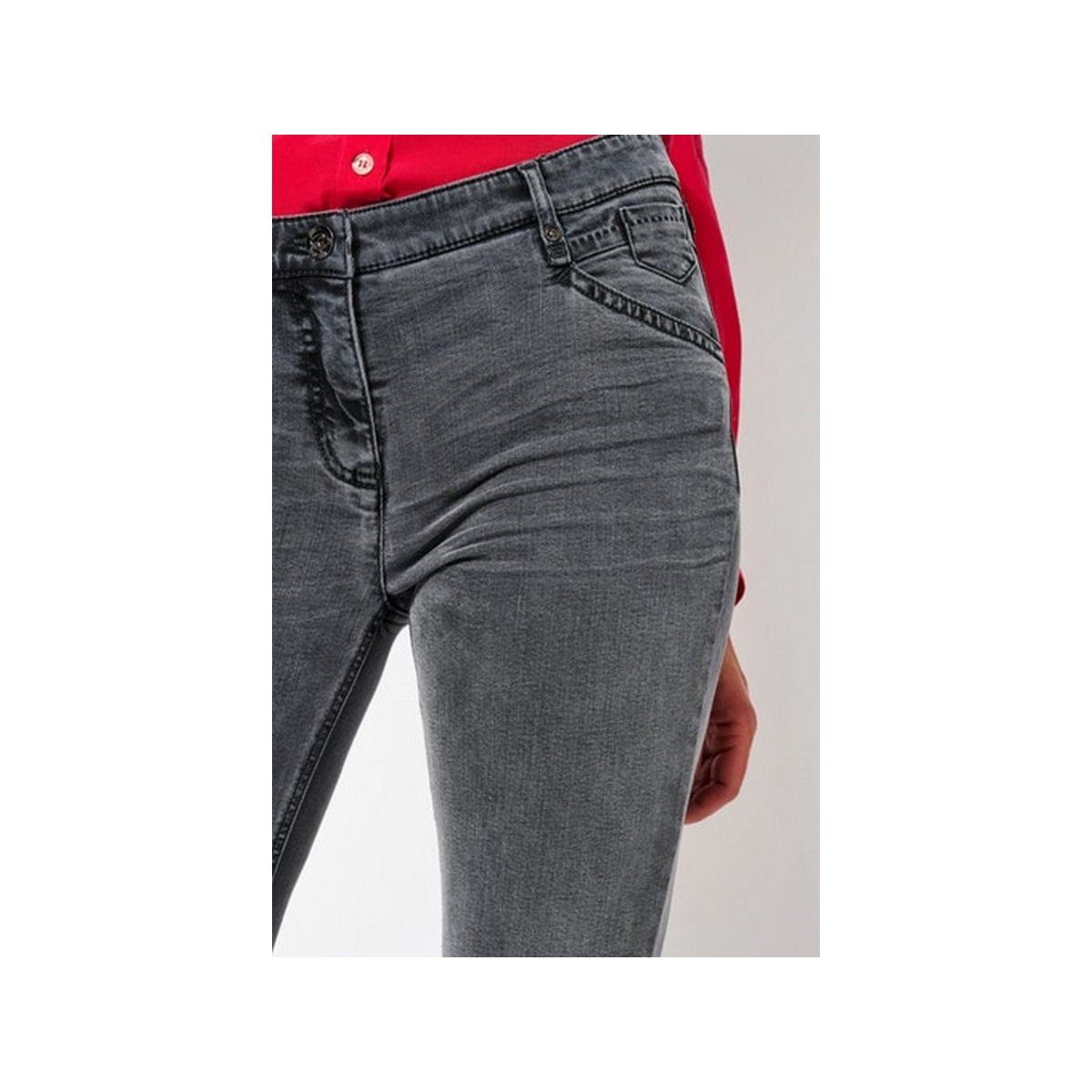 grau TONI 5-Pocket-Jeans (1-tlg)