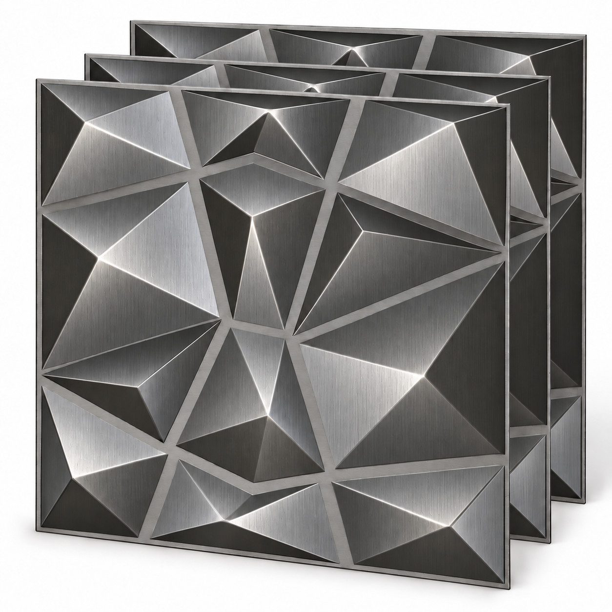 IKHEMalarka 3D Wandpaneel 3D Paneele PVC Kunststoffpaneele, BxL: 50,00x50,00 cm, 0,25 qm, (1 Stück, 3D Wandpaneele Deckenpaneele) hochwertige & harte PVC 3D Platten Wand & Decke