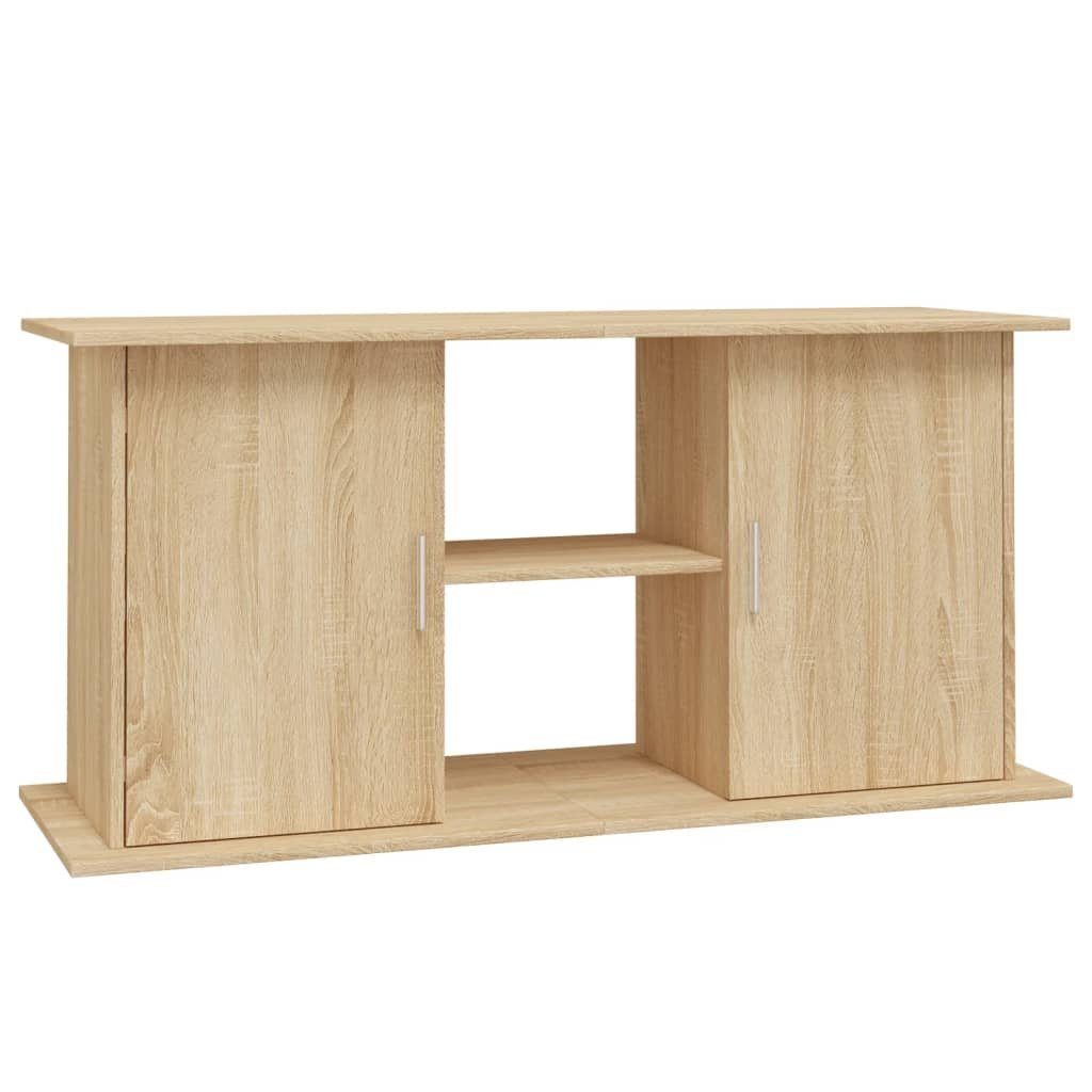 vidaXL Aquariumunterschrank 121 x 41 x 58 cm Aquariumständer Sonoma Eiche 121x41x58 cm Spanplatte