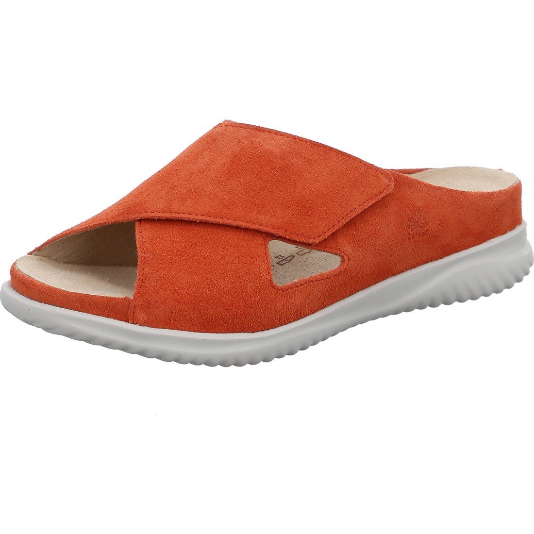 Hartjes Hartjes Schuhe, Pantolette Breeze - Velours Pantolette rot 048719