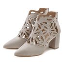 LASCANA Ankle Boot, Stiefelette, Stiefel, High-Heel-Stiefelette mit eleganter Spitze und Blockabsatz