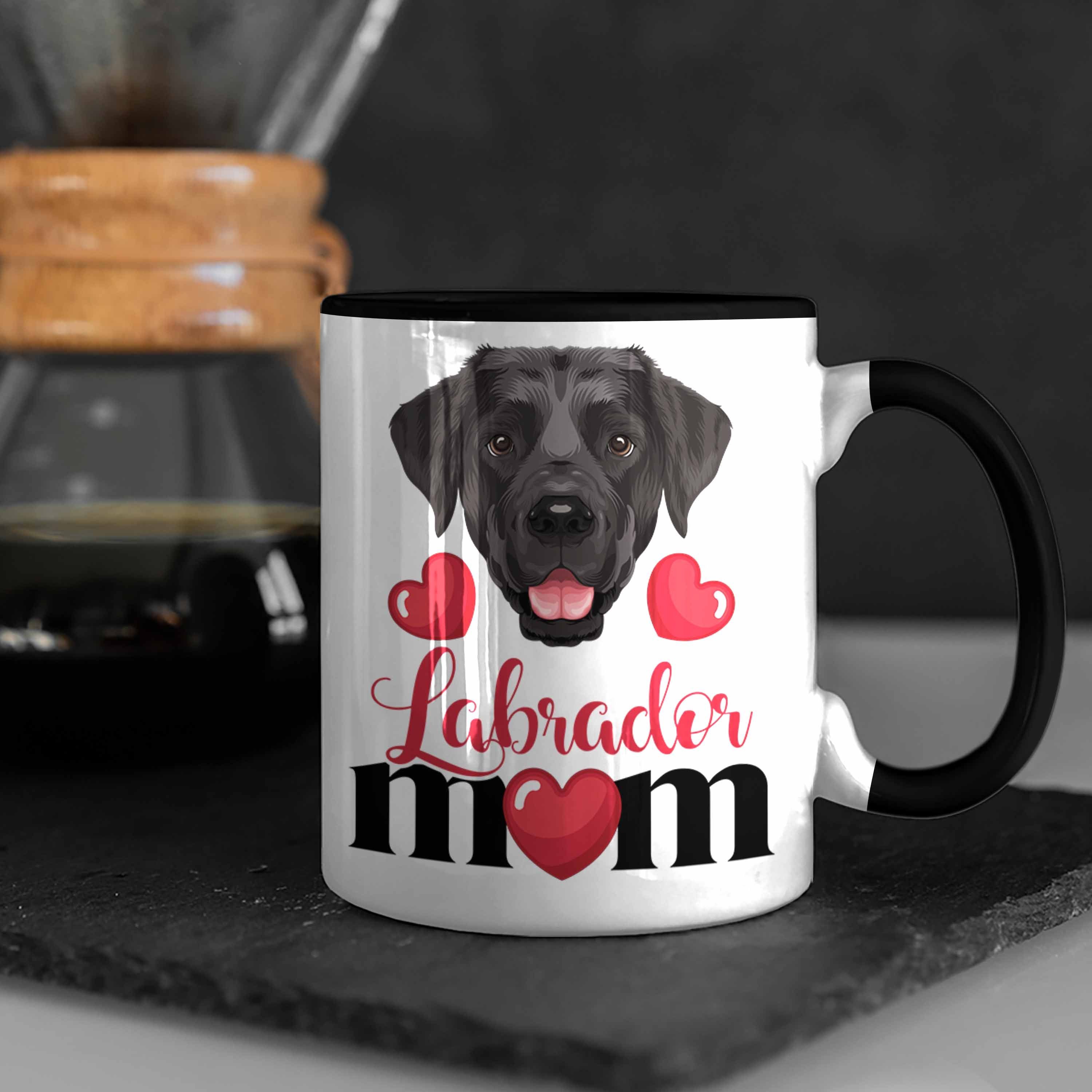 Tasse Geschenkidee Mama Lustiger Labrador Besitzer Schwarz Geschenk Spruch Trendation Mom Tasse