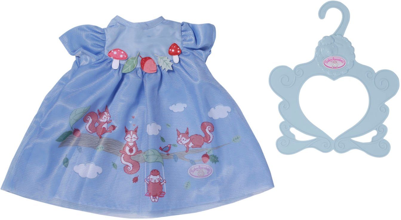 Baby Annabell Puppenkleidung Kleid blau Eichhörnchen, günstig online kaufen