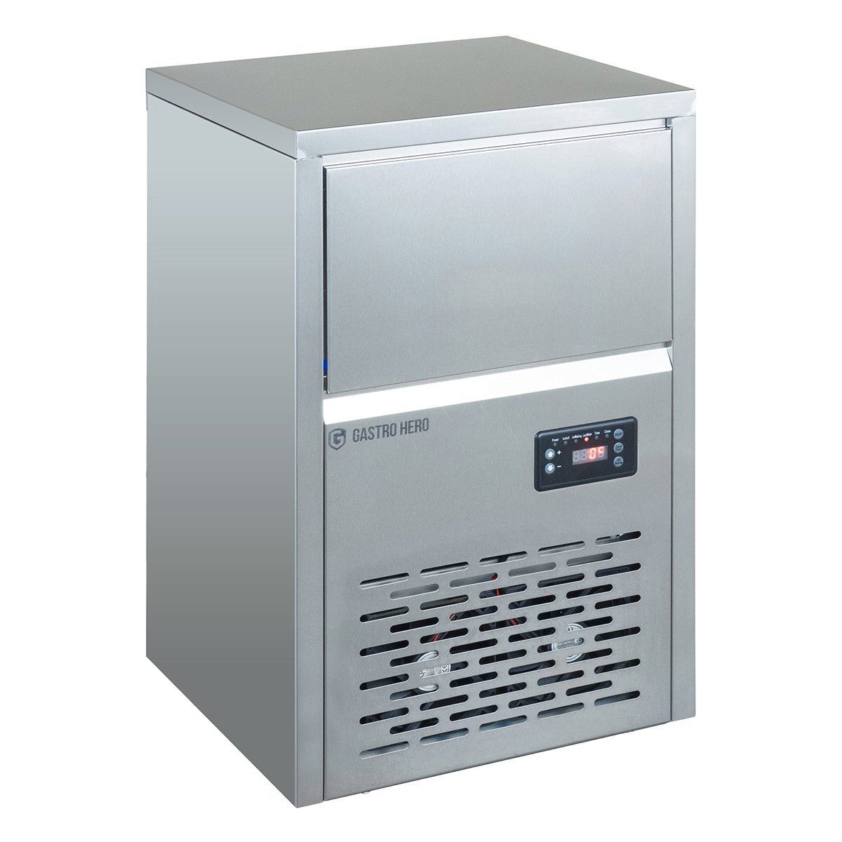 GastroHero Elektrischer Eiswürfelbereiter GastroHero Vollwürfel Eisbereiter ECO 40 kg