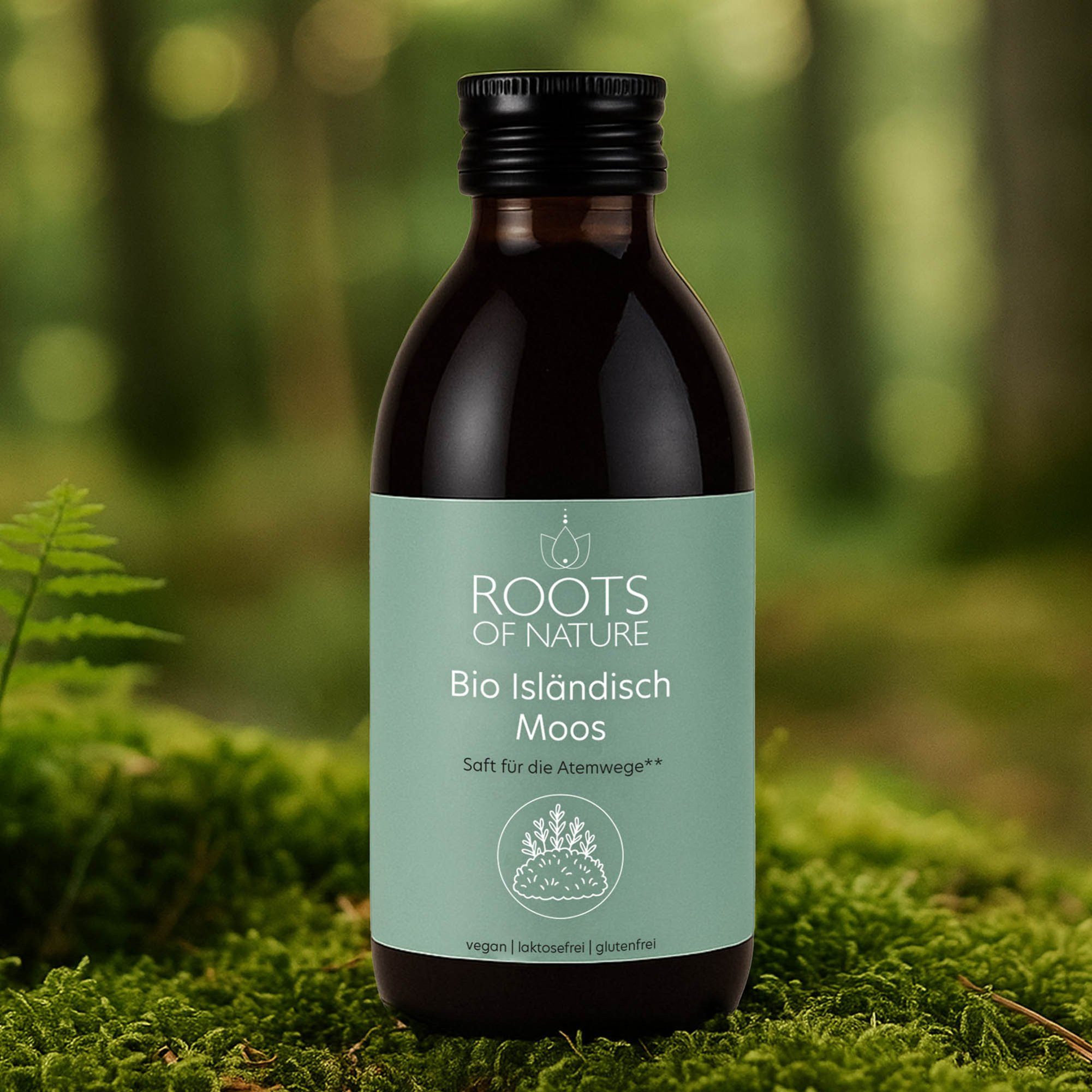ROOTS OF NATURE Nahrungsergänzungsmittel Bio Isländisch Moos Sirup