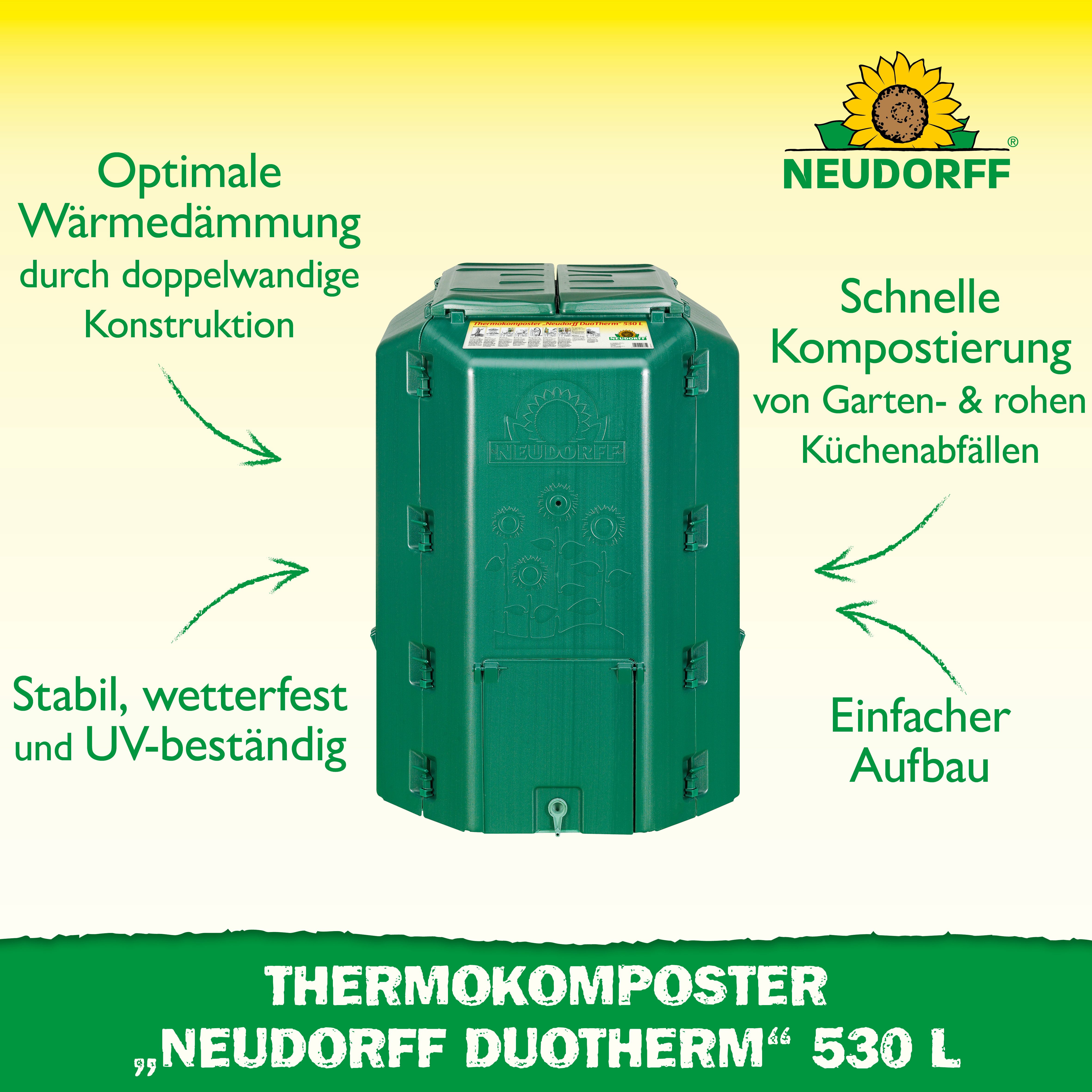 Neudorff Thermokomposter Thermokomposter "Neudorff DuoTherm 530 günstig online kaufen