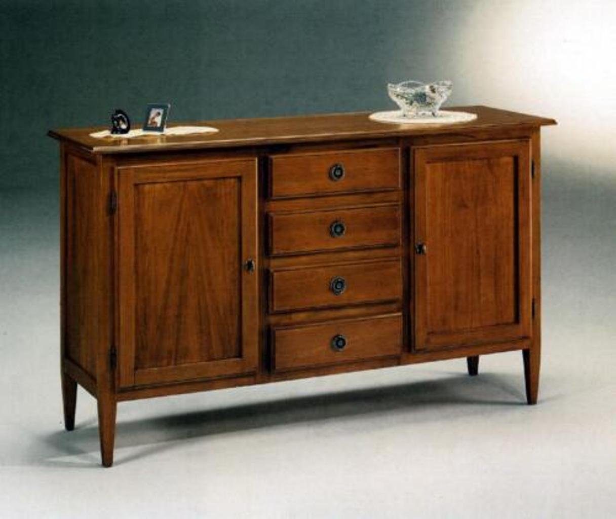 JVmoebel Kommode, Kommode Sideboard Regale Massiv Holz Möbel aus Italien Schränke