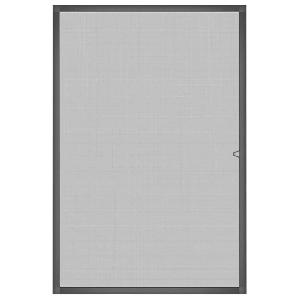 Thumbnail - vidaXL Insektenschutz-Vorhang Insektenschutz für Fenster Anthrazit 80x120 cm