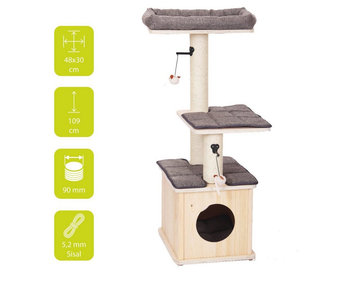 Thumbnail - Europet-Bernina Kratzbaum Kratzbaum Comfort Oslo grau