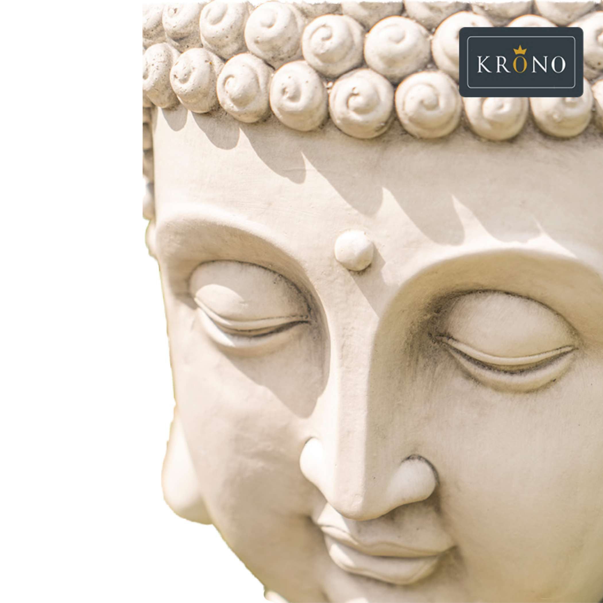 TIZIANO - DESIGN & EMOTIONS Dekofigur Tiziano Krono Buddha Büste Creme 49cm