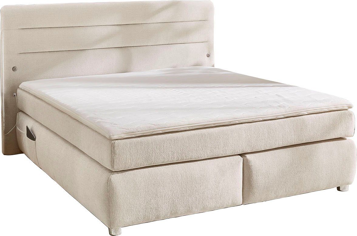 Jockenhöfer Gruppe Boxspringbett Livia, inklusive LED-Beleuchtung, günstig online kaufen