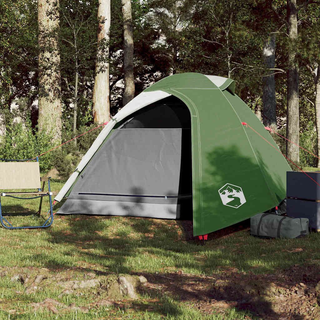 vidaXL Kuppelzelt Kuppel-Campingzelt 3 Personen Grün günstig online kaufen
