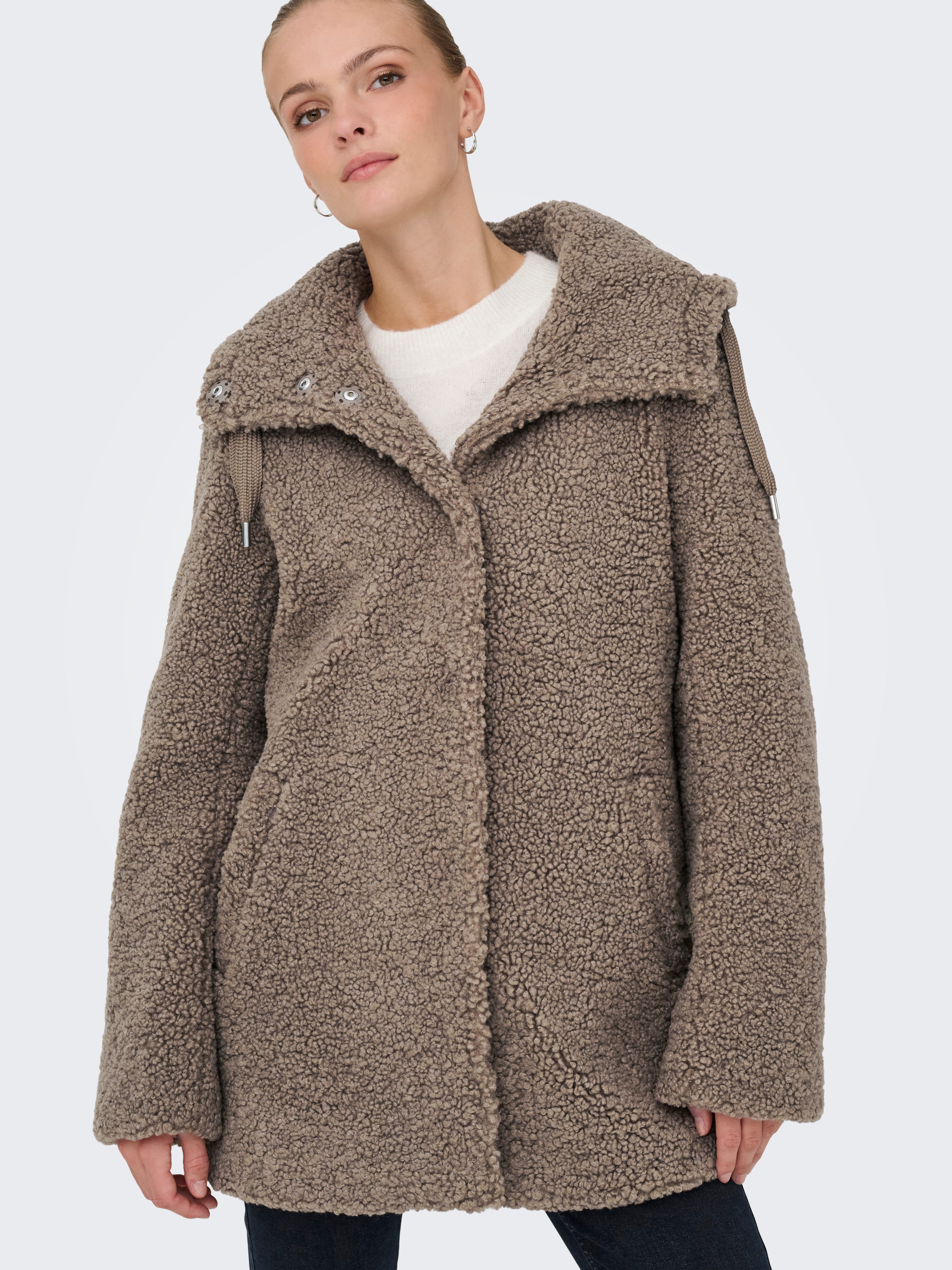 ONLY Kurzmantel ONLMINA CURLY TEDDY COAT OTW günstig online kaufen