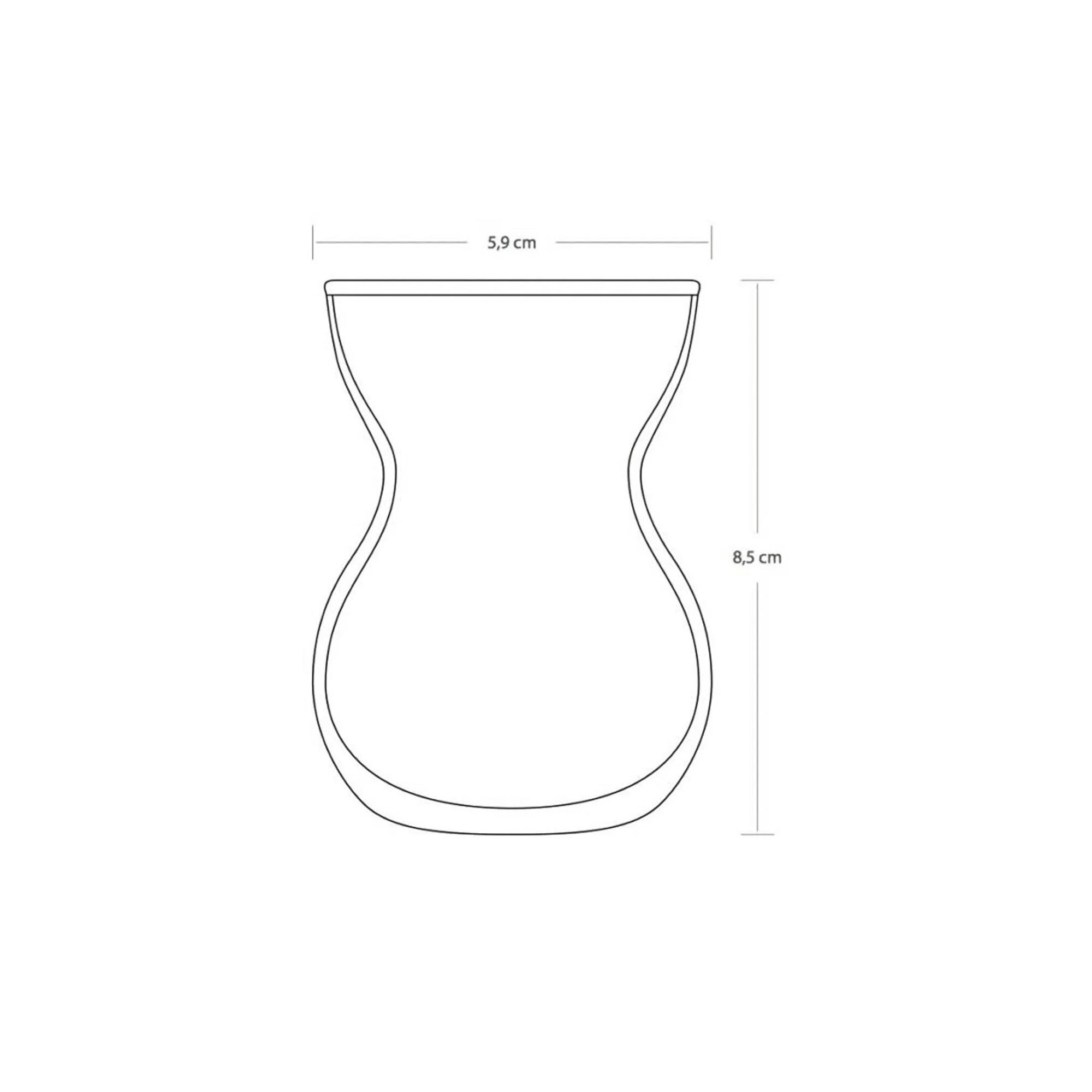 Pasabahce Teeglas 6 Teiliges-Set 145 ml Transparent aus Glas für den Genuss von Tee – Bild 4 von 5