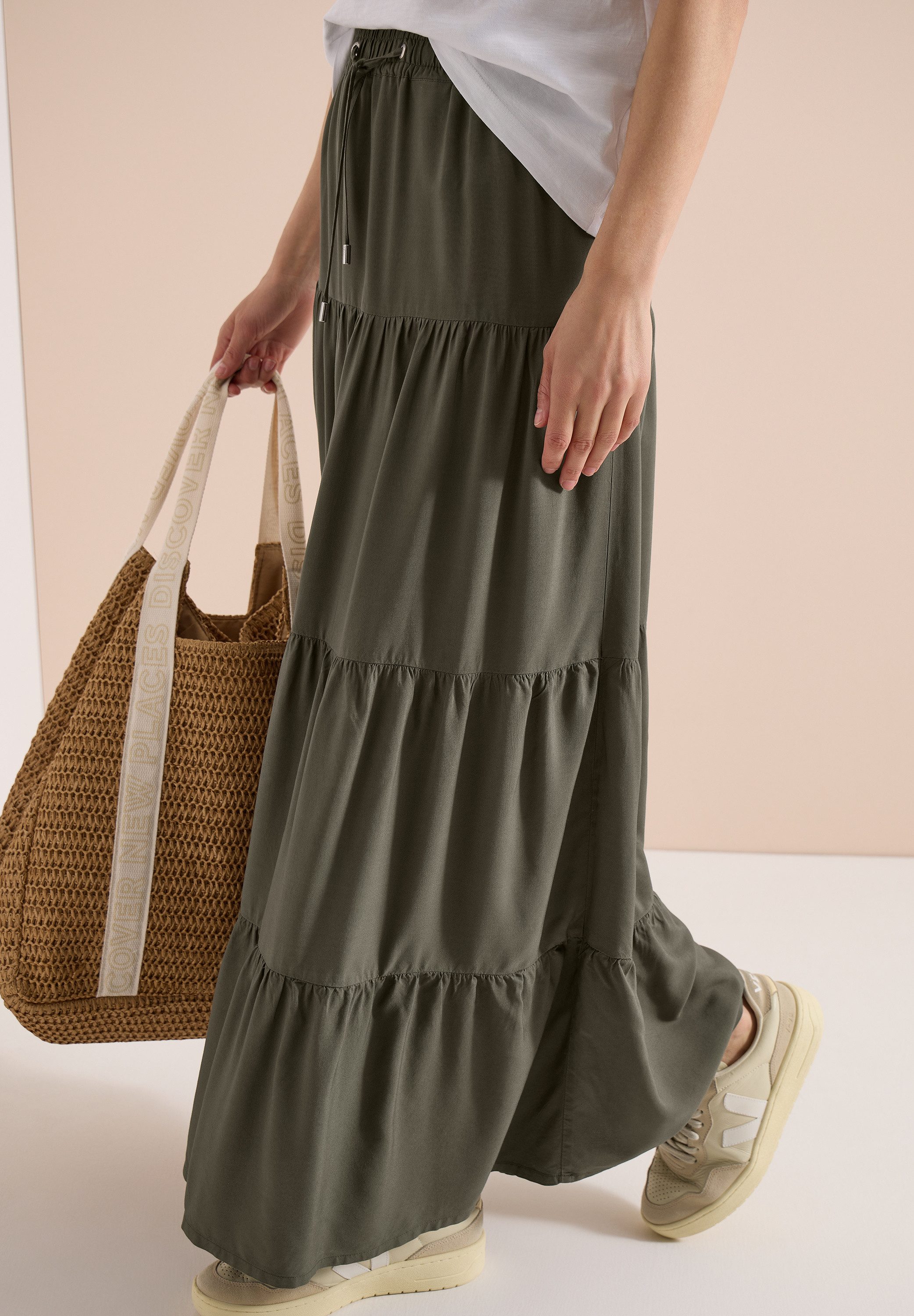 CECIL Maxirock Middle Waist