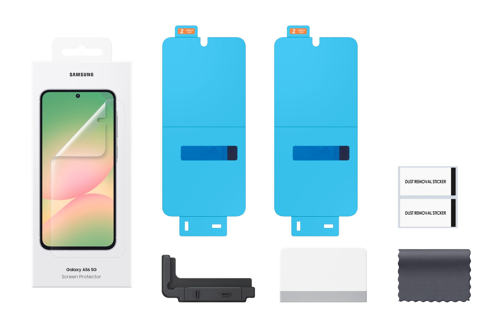 Samsung Displayschutzglas Screen Protector für Samsung Galaxy A56, Displayschutzfolie, Schutzfolie, Bildschirmschutz, kratz- & stoßfest