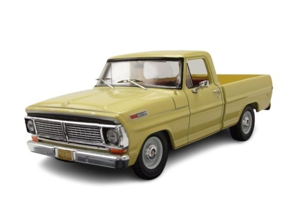ixo Models Modellauto Ford F-100 Pick Up 1978 hellgelb, Maßstab 1:43