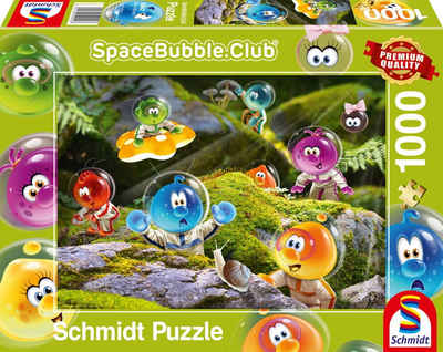 Schmidt Spiele Puzzle SpaceBubble.Club Ankunft im Mooswald 59942, 1000 Puzzleteile