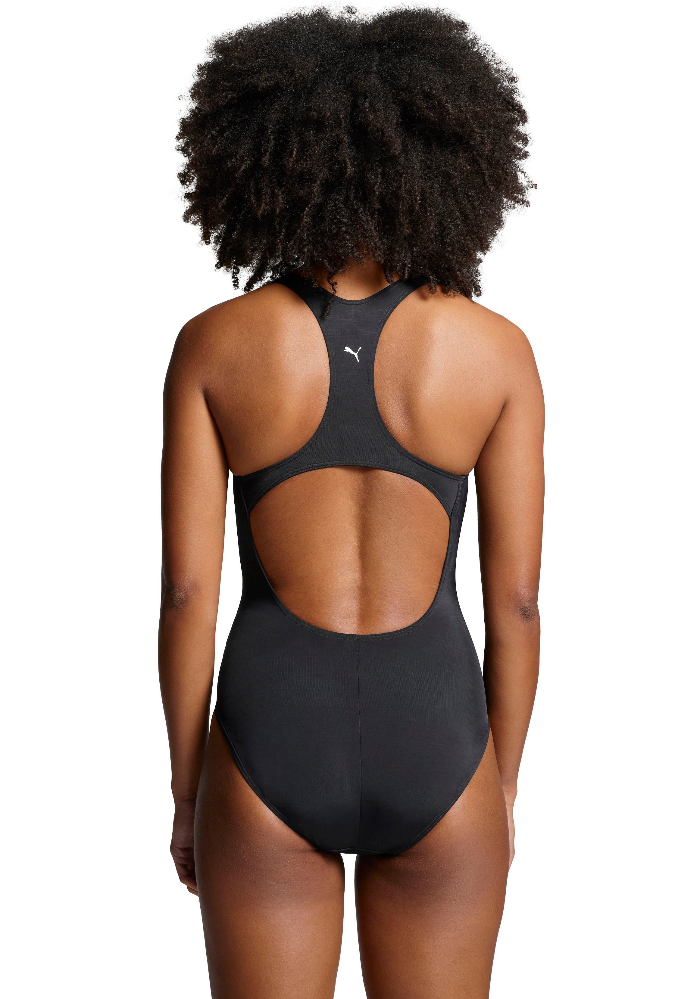 PUMA Badeanzug PUMA SWIM WOMEN RACERBACK SWIMSUIT mit Racerback-Rücken – Bild 5 von 5