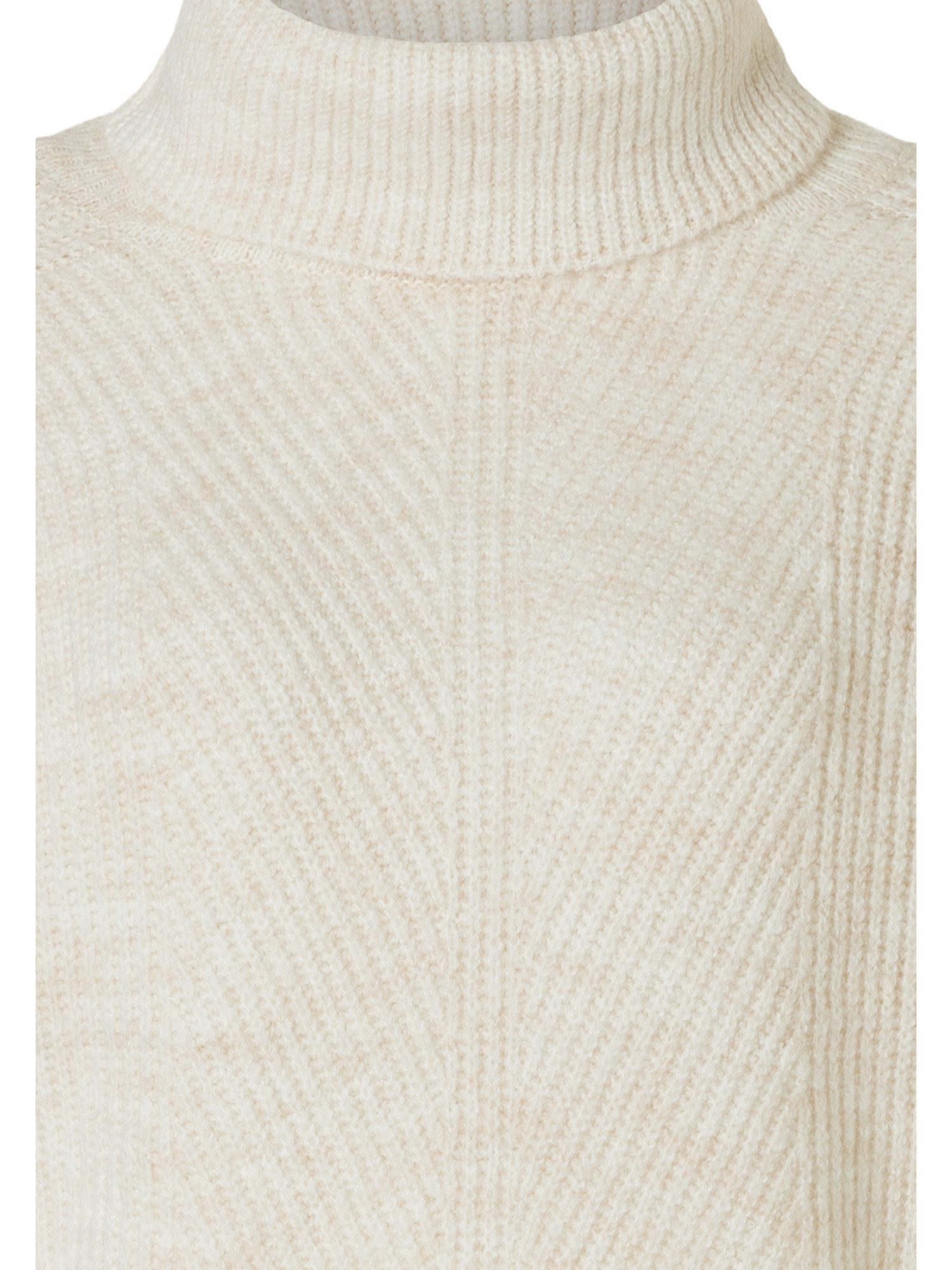 MORE&MORE Rollkragenpullover Rollkragenpullover mit Rippenstruktur