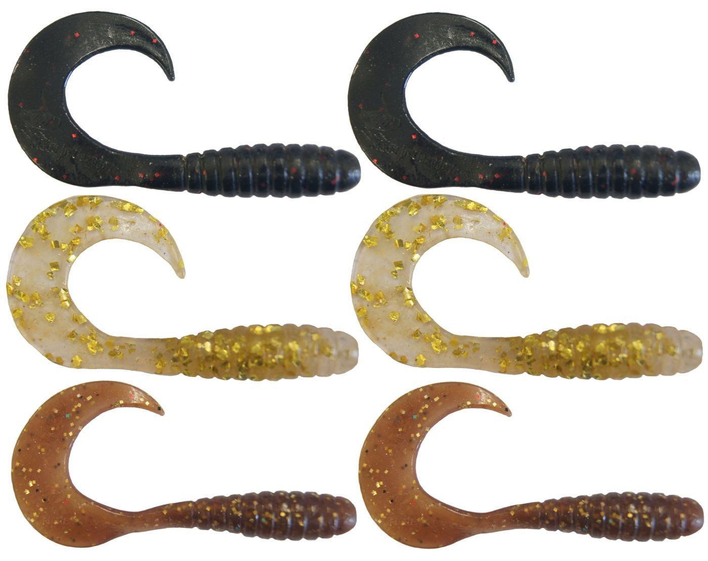 Dieter Eisele Kunstköder Dieter Eisele Wirbelwind Jigs Natur - 6 Gummiköder