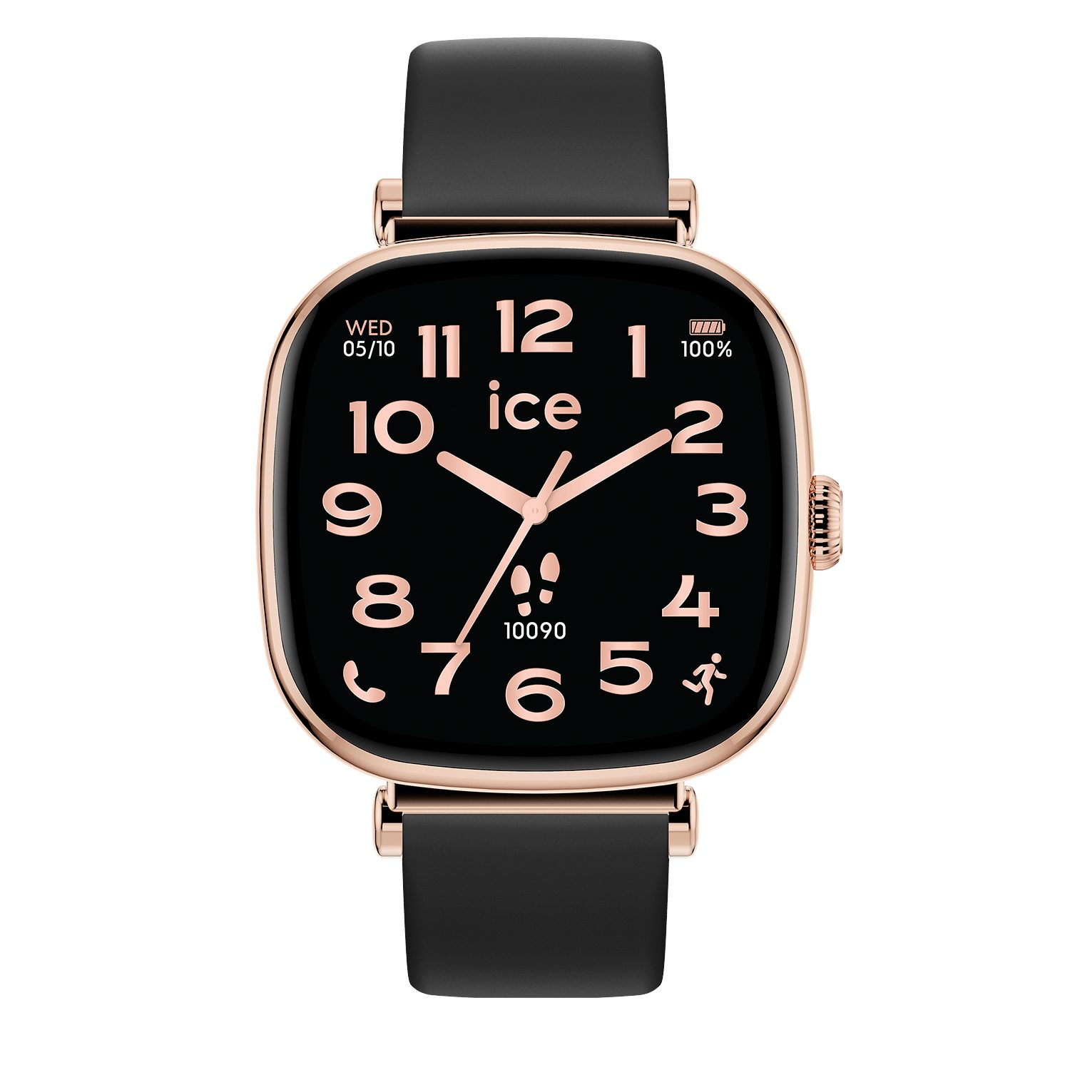 ice-watch ICE smart SQ 2.0 Smartwatch, Armbanduhr,Damenuhr,Herrenuhr,Bluetooth,digital,Spiele,Silikonarmband