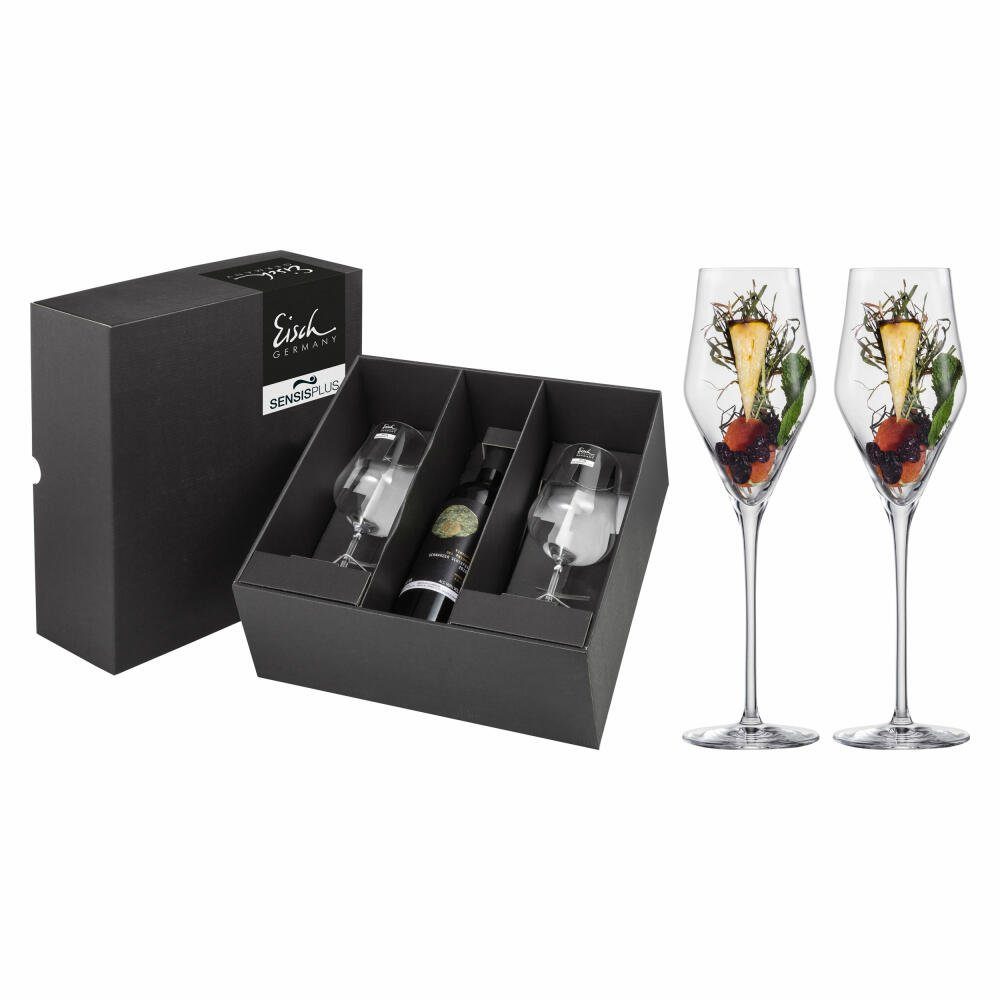 Eisch Champagnerglas 2er Set Cuvée Sky Sensis plus 260 ml, Kristallglas