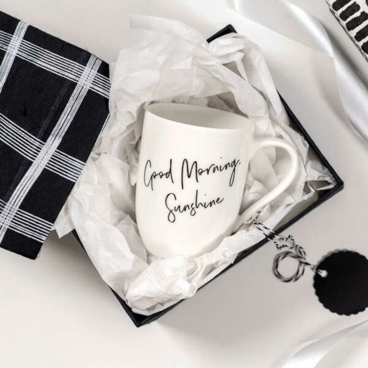 Villeroy & Boch Becher Statement Becher m.H. Good Morning Sunshine 0,34 l, Premium Porcelain