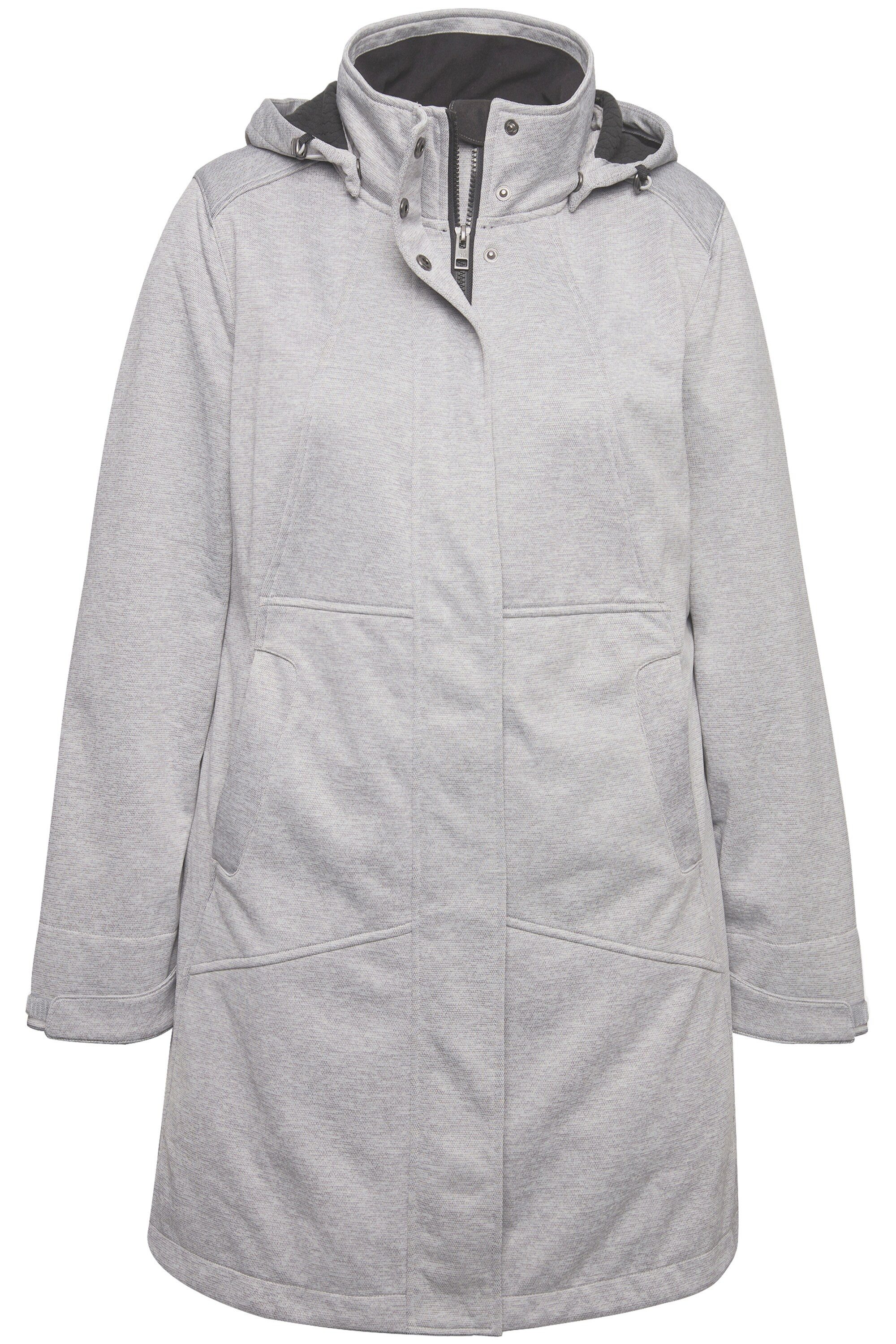 Ulla Popken Softshelljacke HYPRAR Softshelljacke wasserabweisend günstig online kaufen