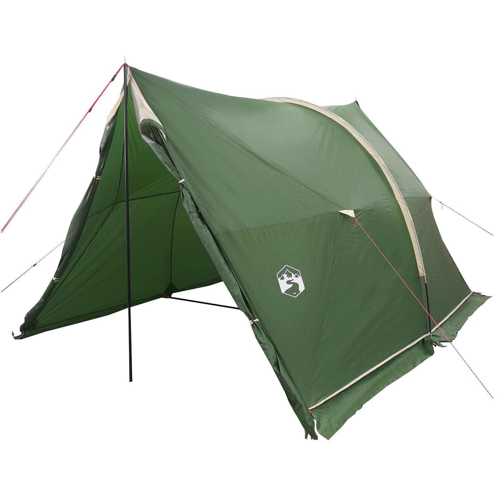 vidaXL Kuppelzelt Wasserdichter Pavillon Grün 185T Polyester mit PU-Beschichtung, (1 tlg)