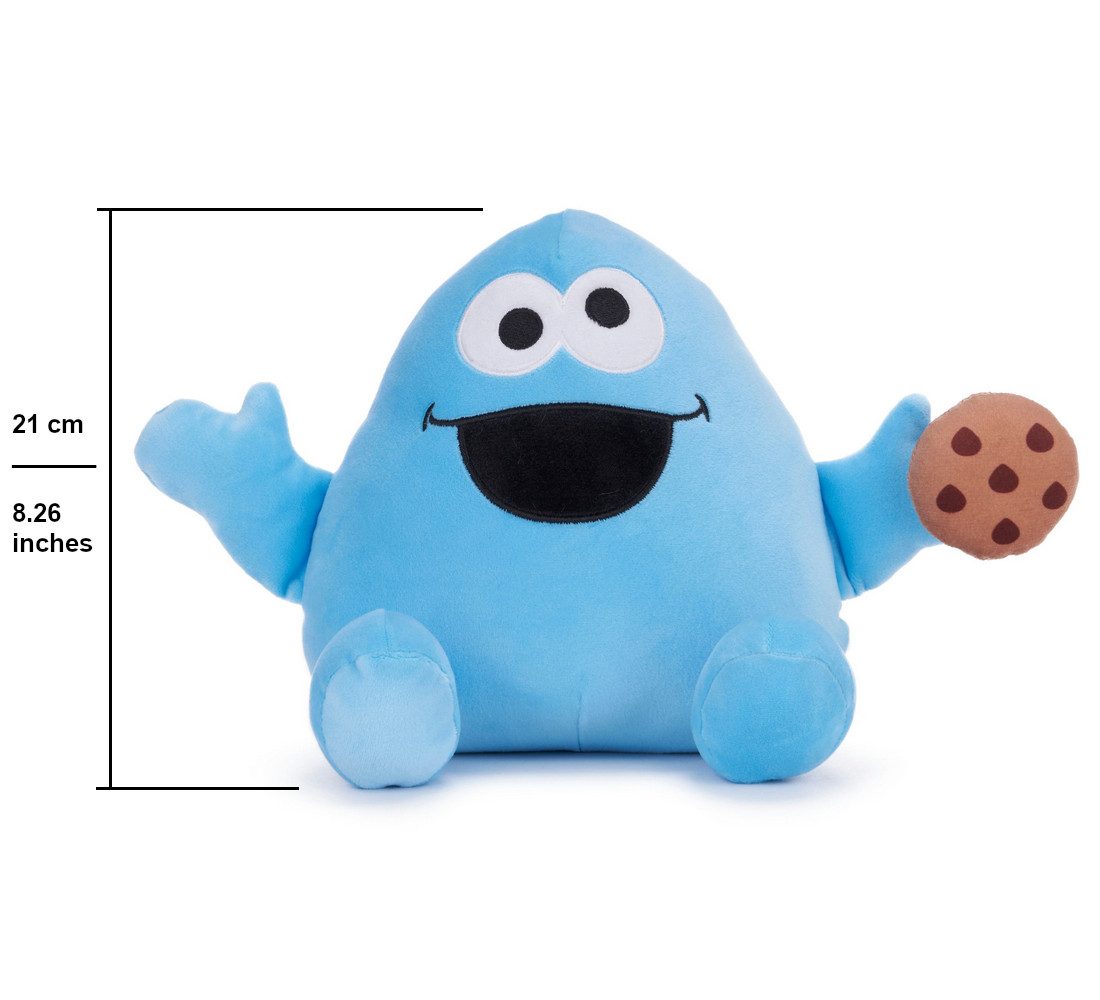 Sesamstrasse Kuscheltier KRÜMELMONSTER - SQUASHY PODGIES 21 cm Sesamstraße - SUPER SOFT, SESAME STREET plüsch