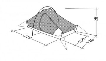 ROBENS Tunnelzelt Chaser 2, Personen: 2