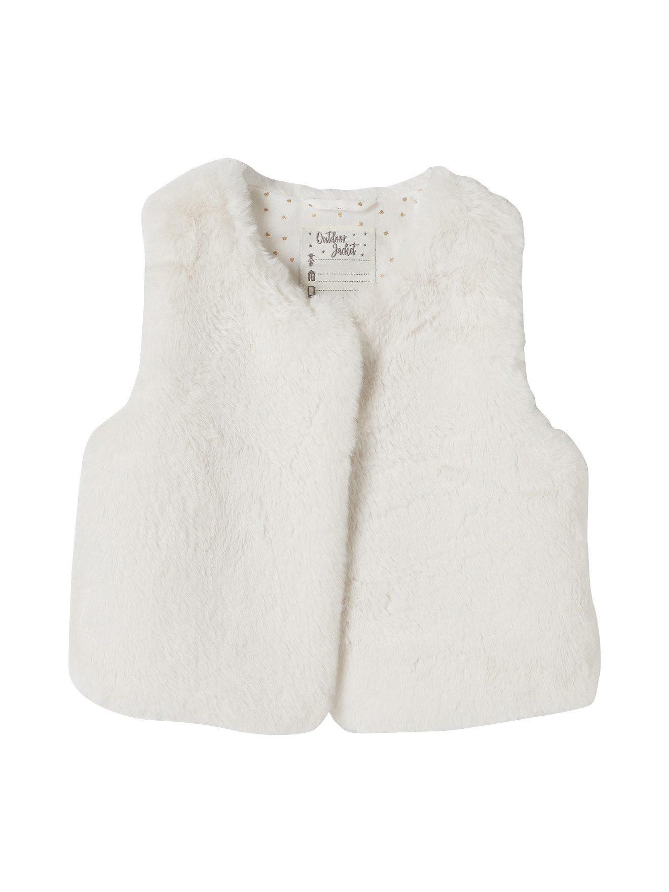 vertbaudet Blouson Mädchen Webpelzweste