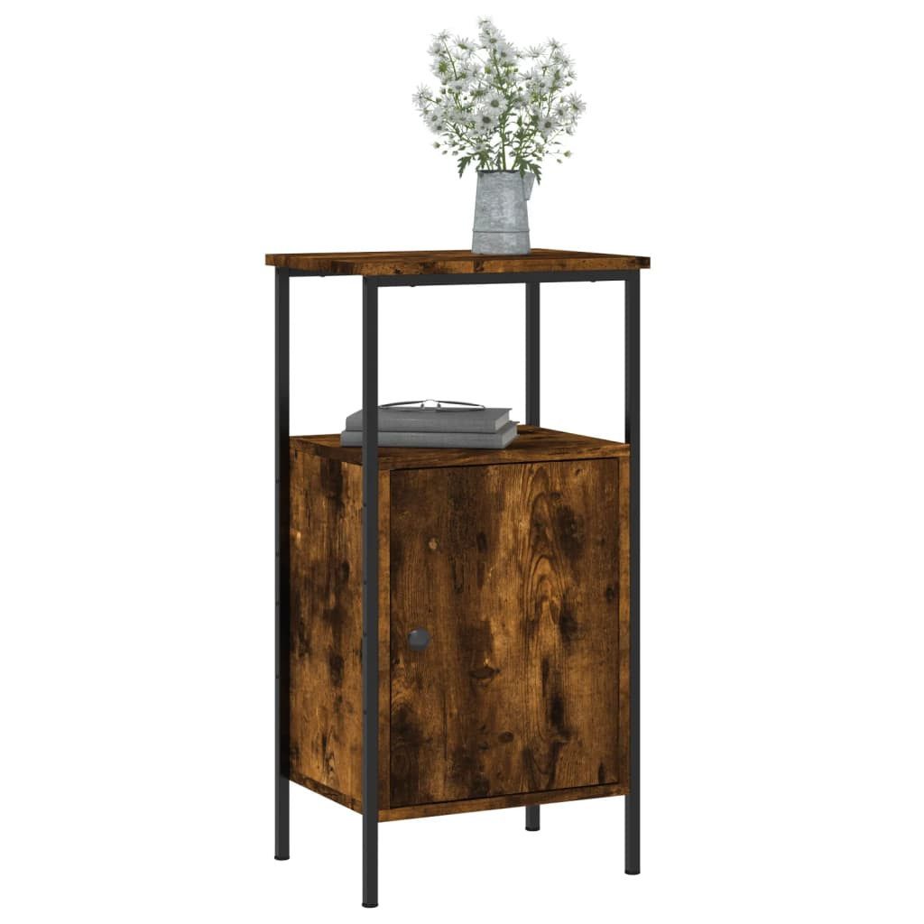 vidaXL Nachttisch Nachttisch Räuchereiche 41x31x80 cm günstig online kaufen