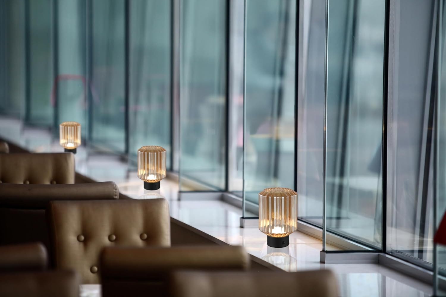 lightling LED Tischleuchte Luan, Touchfunktion, LED fest integriert, Warmweiß, aufladbar via USB-C, dimmbar, Akkubetrieb