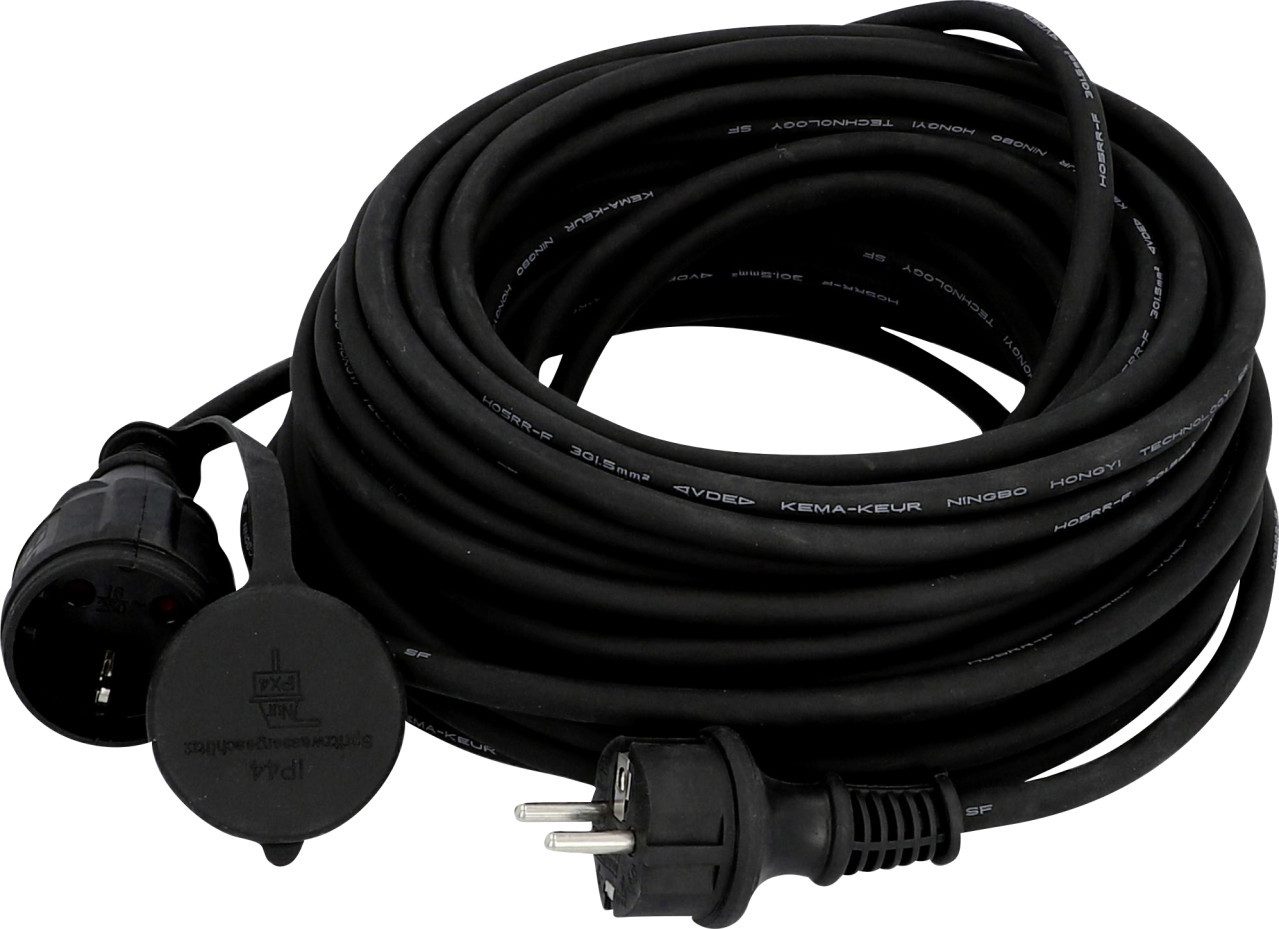 UNITEC Bürostuhl Verlängerungskabel Außen 20 Meter H05RR-F3G1,5