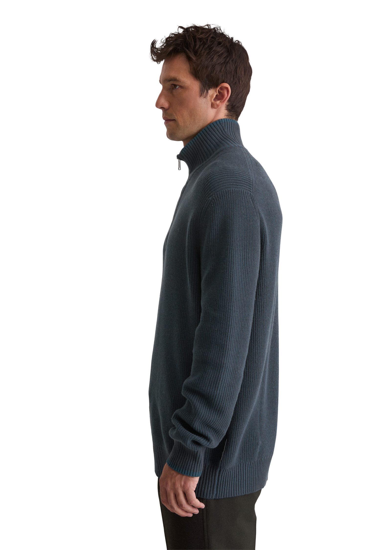 Marc O'Polo Troyer aus softem Baumwolle-Schurwolle-Mix günstig online kaufen