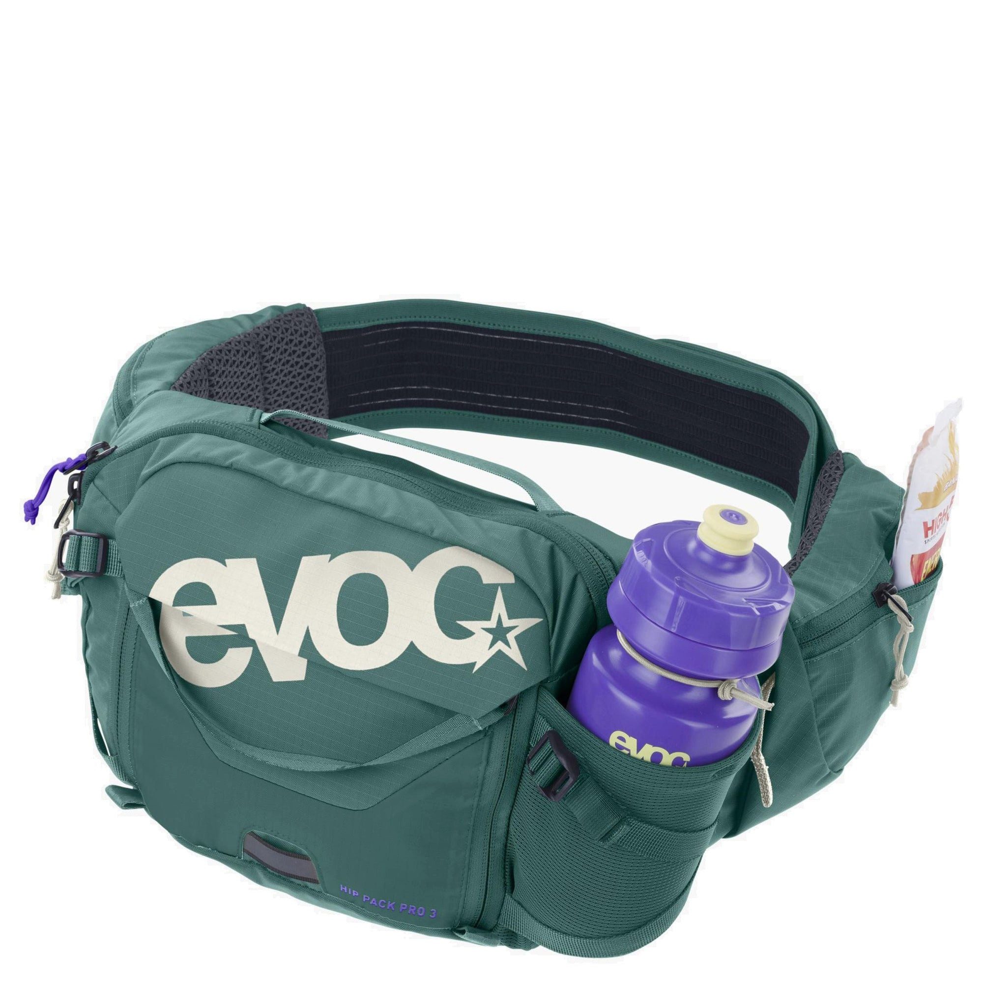 EVOC Gürteltasche Hip Pack Pro 3 Hydration 1.5L - Gürteltasche 28 cm (bottle green)