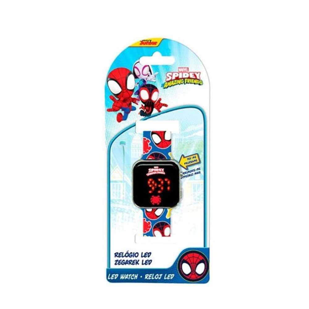 Spiderman Digitaluhr Spiderman Spidey digitale LED-Uhr für Kinder, (1-tlg)