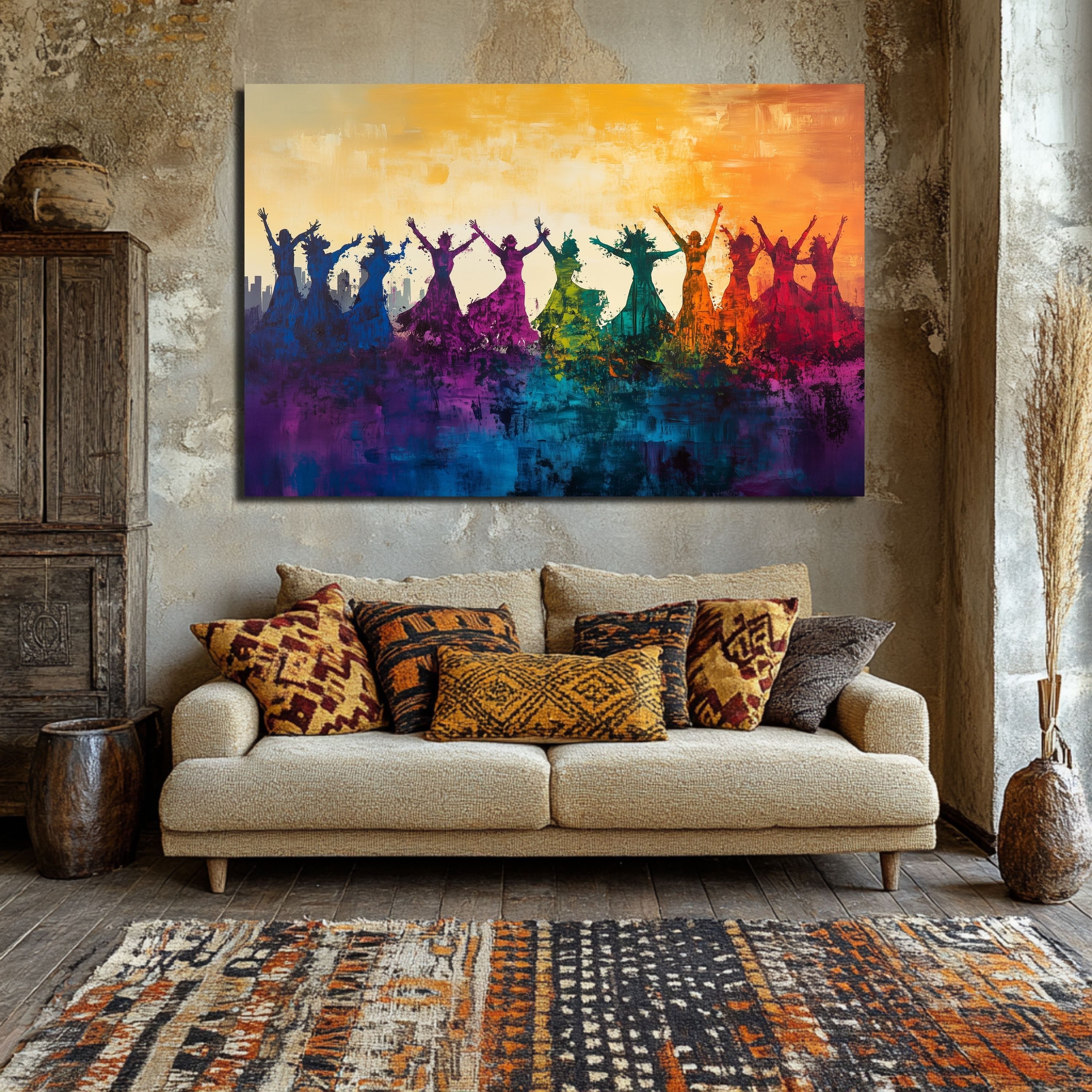DARO Design Leinwandbild Modern Abstrakt Wandbilder günstig online kaufen