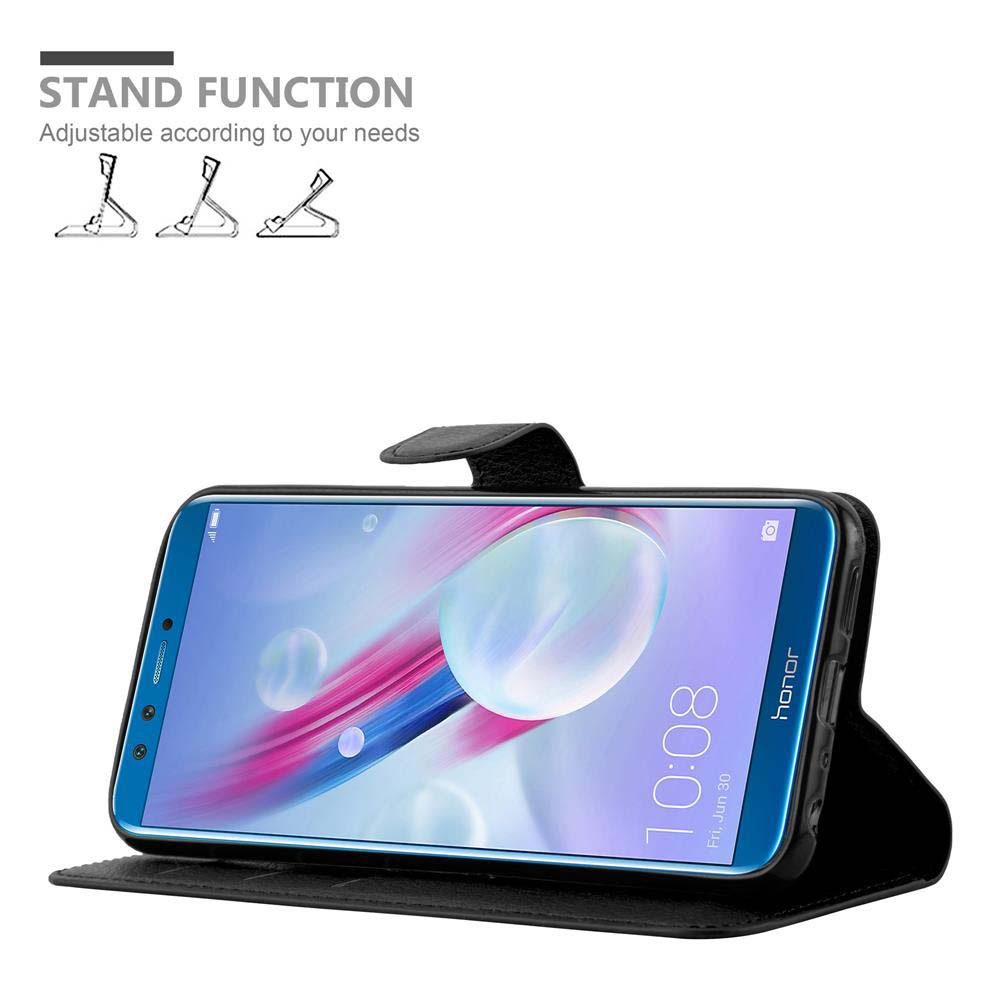 Cadorabo Handyhülle für Honor 9 LITE Hülle Honor 9 LITE, Hülle Schutzhülle mit Standfunktion, Kartenfach und Magnetverschluss