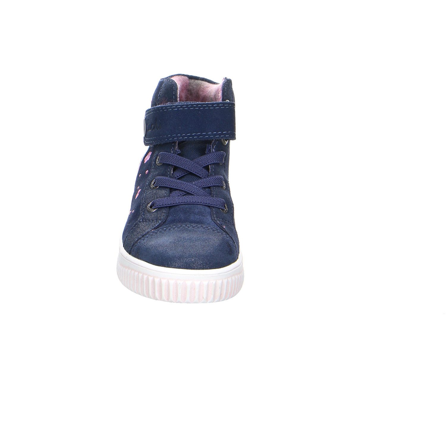Lurchi Lurchi Velour Klettstiefel Winter Mädchen blau Winterstiefelette