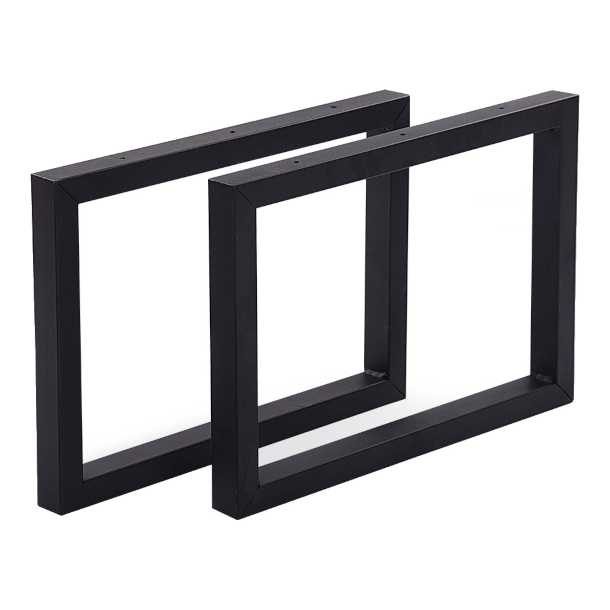 en.casa Tischgestell, »Lunderskov« Ножки для стола 2er-Set 35x50cm Stahl Schwarz