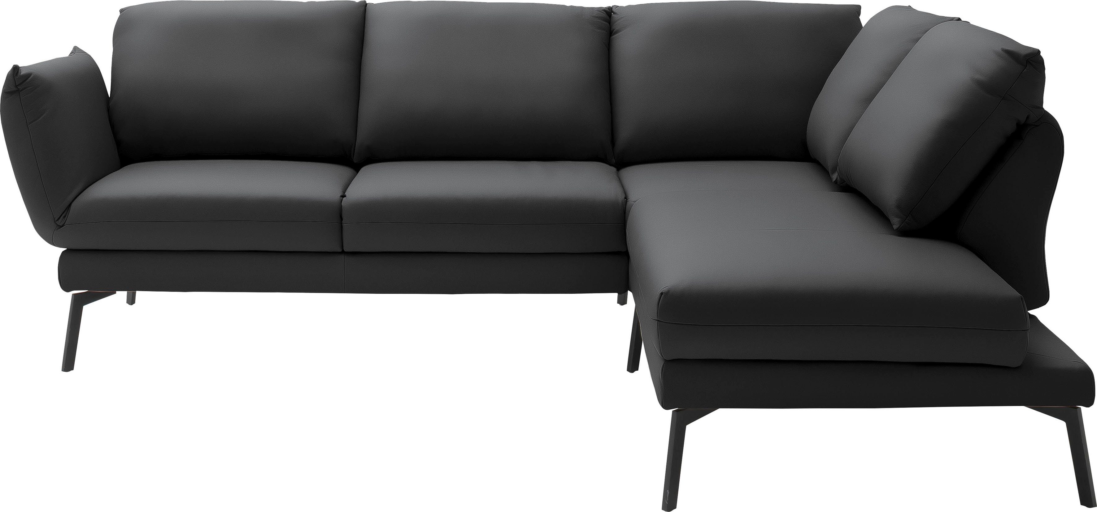 SCHÖNER WOHNEN-Kollektion Ecksofa Spin, Multifunktionssofa, bequem und hochwertige Verarbeitung, L-Form, Drehsitz-Funktion, USB-Anschluss, Armlehnfunktion, Rückenverstellung