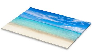 Posterlounge Acrylglasbild Jan Christopher Becke, Meer und Strand auf Tahiti, Badezimmer Maritim Fotografie