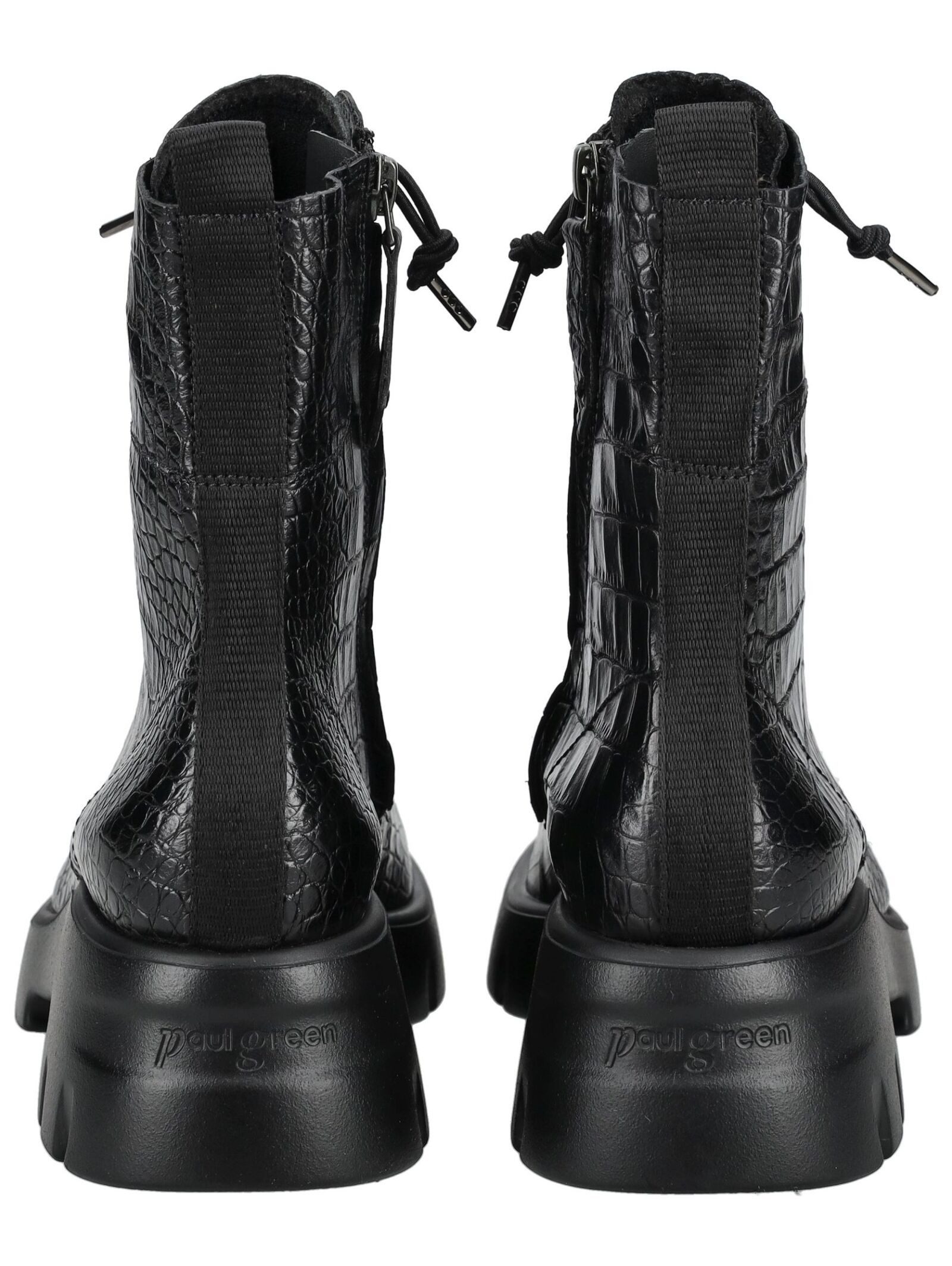Paul Green Paul Green Stiefelette Glattleder Schnürstiefelette