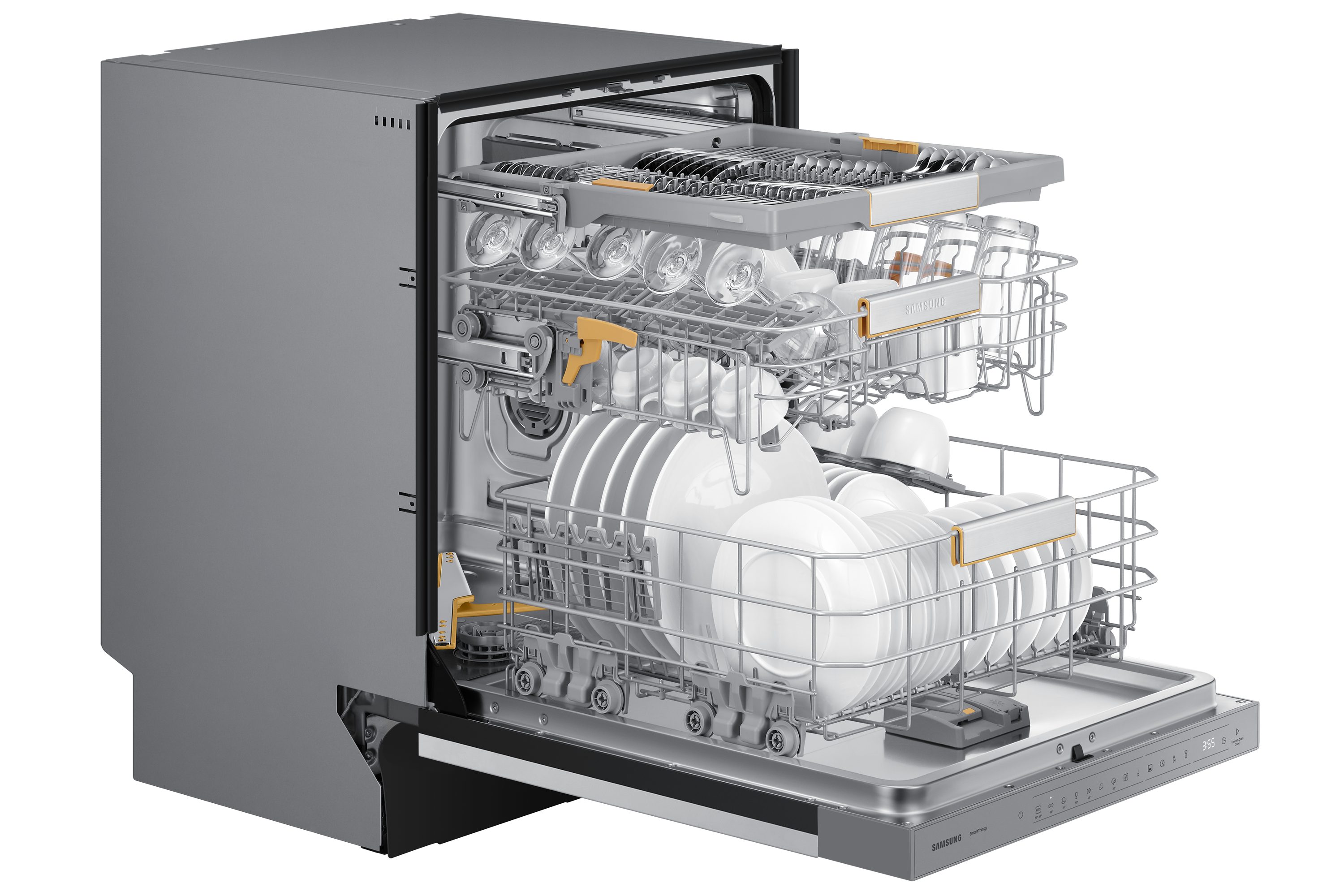 Samsung teilintegrierbarer Geschirrspüler DW60CG880SSLEG, 14 Maßgedecke – Bild 5 von 5