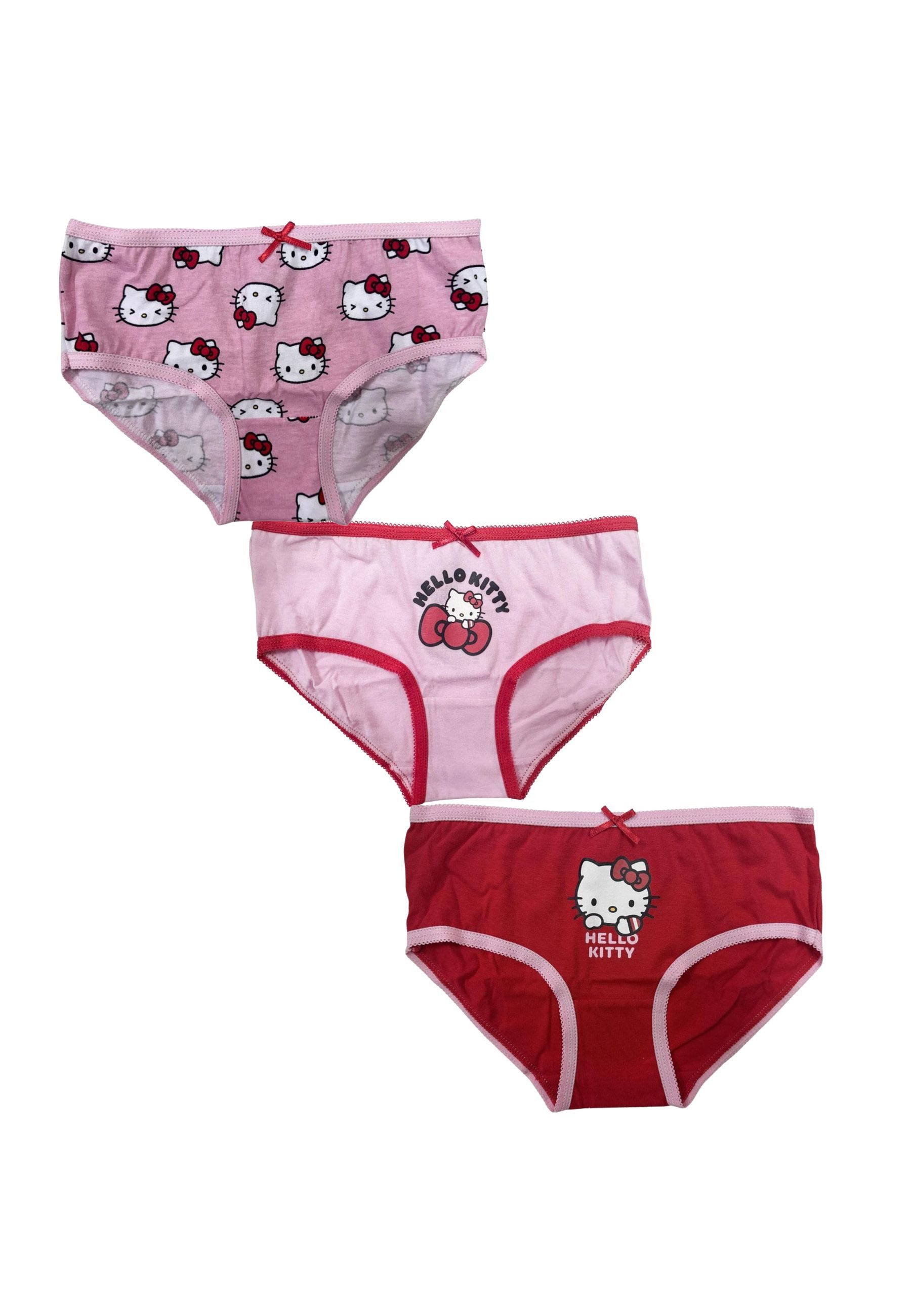 SANRIO Slip Mädchen Unterwäsche-Set Single Jersey 3-teilig – Hello Kitty (Set)