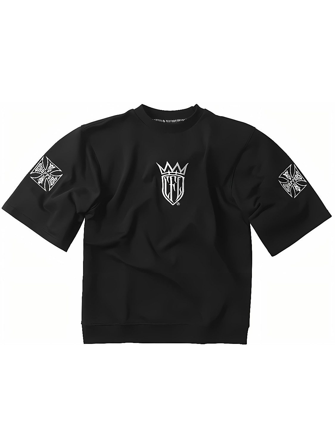 West Coast Choppers Rundhalspullover Cfl Chop Sleeve Sweatshirt