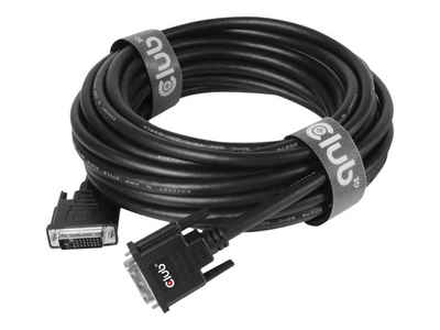 CLUB3D CLUB3D DVI-Kabel Dual Link (24+1) bidirektional 10m St/St retail Computer-Kabel